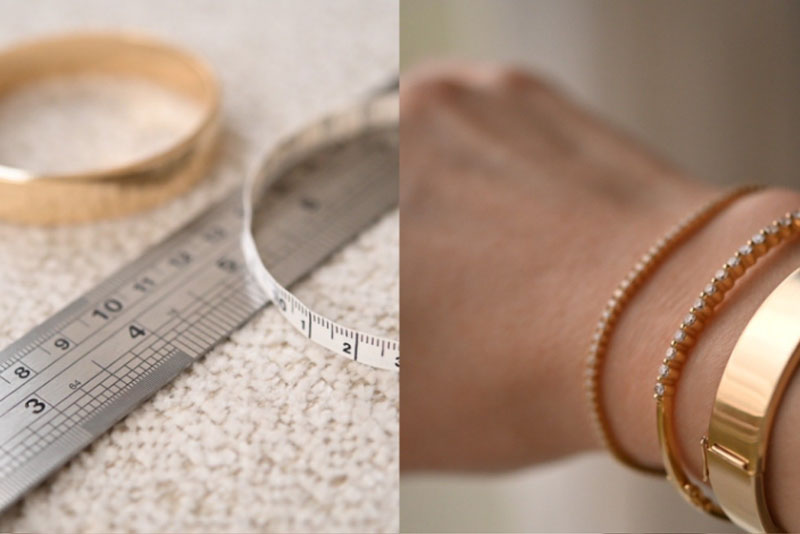 روش‌های تعیین سایز دستبند طلا